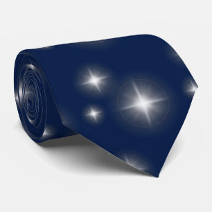 Shinna Stars på Mörk blått Slips