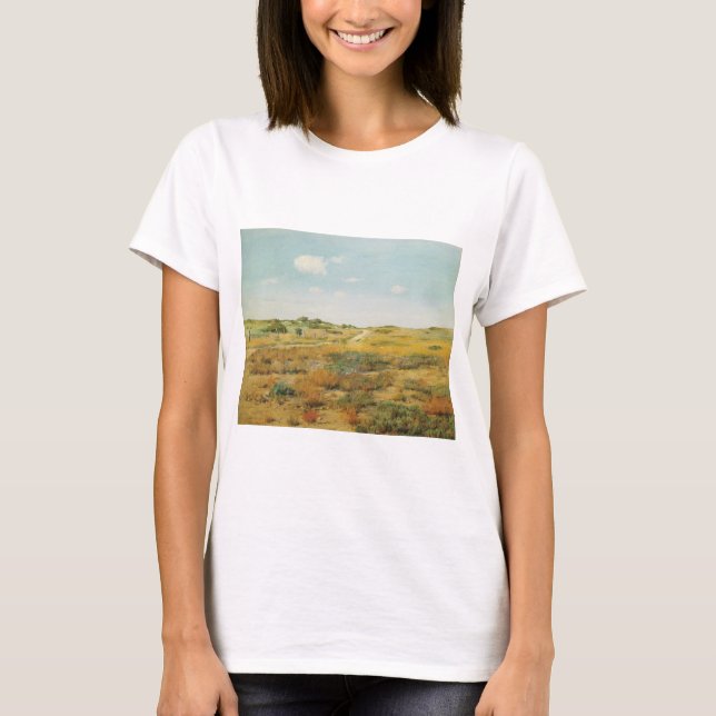 Shinnecock Backe av William Merritt Chase T Shirt (Framsida)