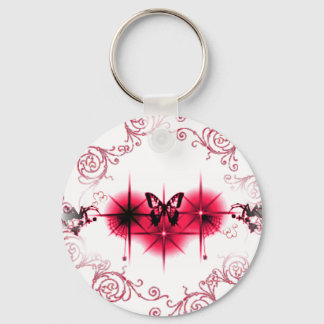 Shinning Beauty in rosa-keychain Nyckelring