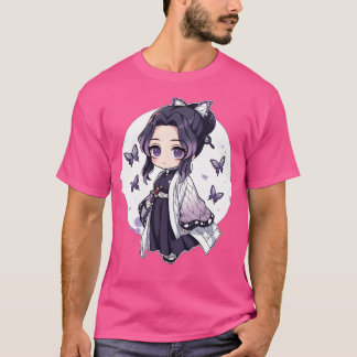 Shinobu Ds Cute Anime Girl Chibi Stil T Shirt