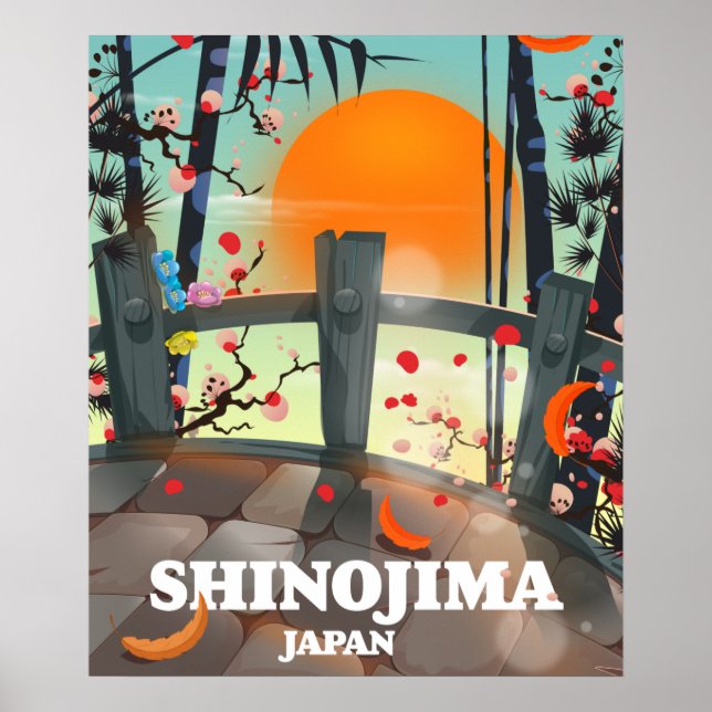 Shinojima resposter kart poster (Framsidan)