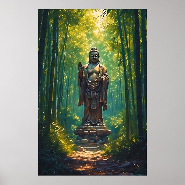 Shinrin no Hotoke (skogens Buddha) Poster (Framsidan)