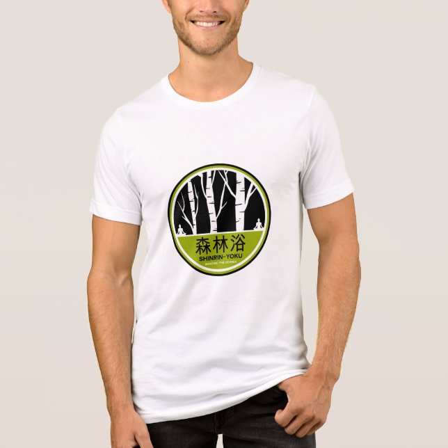 Shinrin Yoku Forest Bathing T Shirt (Framsida)