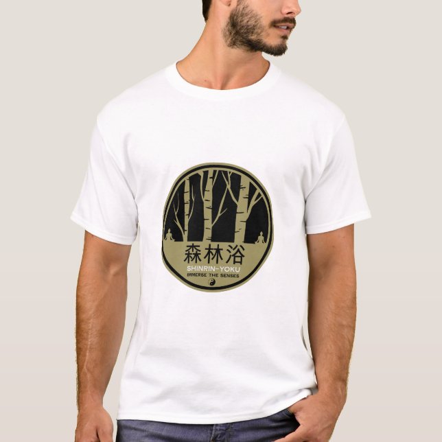 Shinrin Yoku Forest Bathing T Shirt (Framsida)