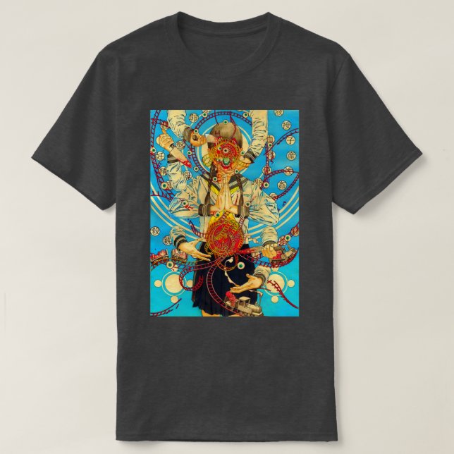 Shintaro Kago Tåg Nirvana T Shirt (Design framsida)