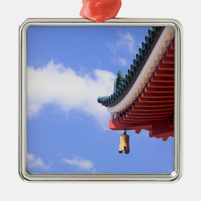 Shinto Shrine Tak Julgransprydnad Metall (Framsidan)