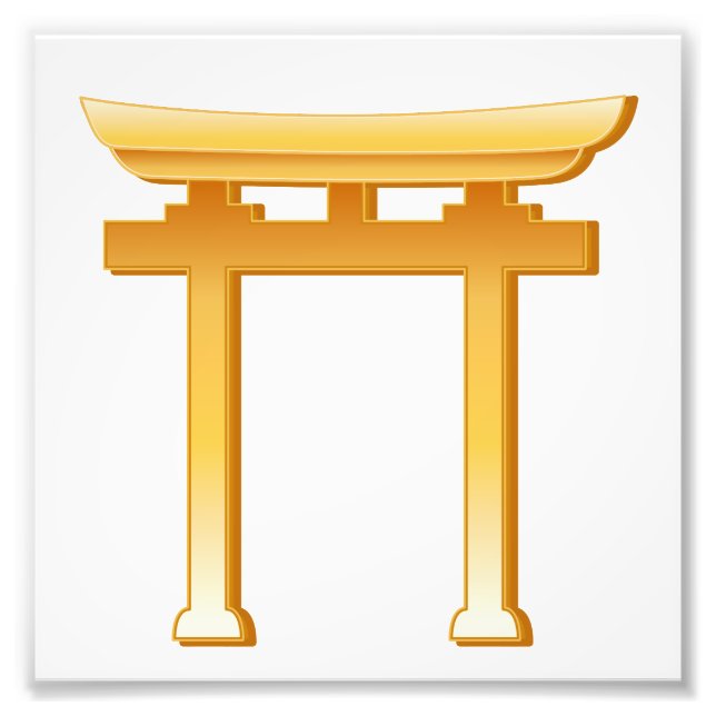 Shinto Symbol Fototryck (Framsidan)