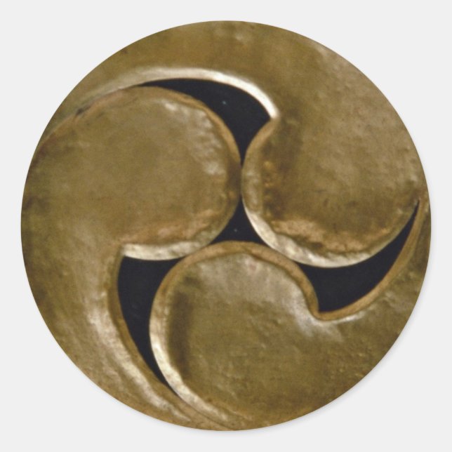 Shinto-symbol Runt Klistermärke (Framsida)