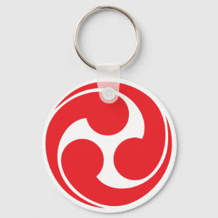 Shinto Tomoe Symbol Nyckelring