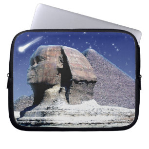 Shinx & Comet över Egyptiska Pyramids Art Sleeve