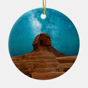 Shinx: Egypten Julgransprydnad Keramik