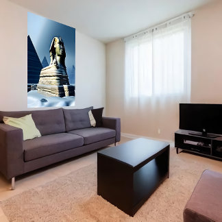 Shinx i snö | AI Art Poster