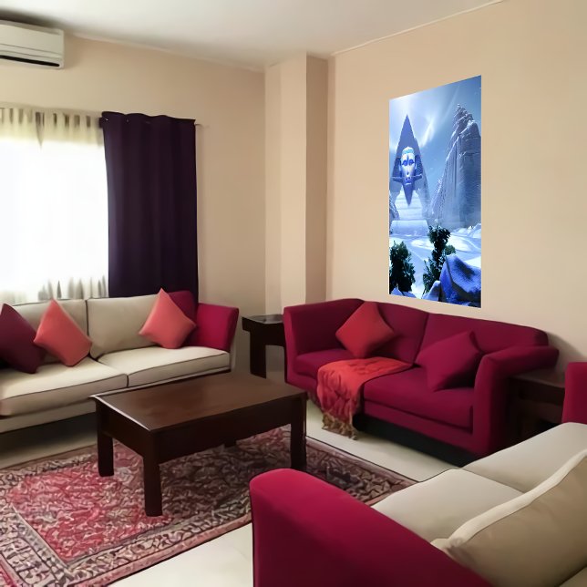 Shinx på vintern snö | AI Art Poster (Skapare uppladdad)