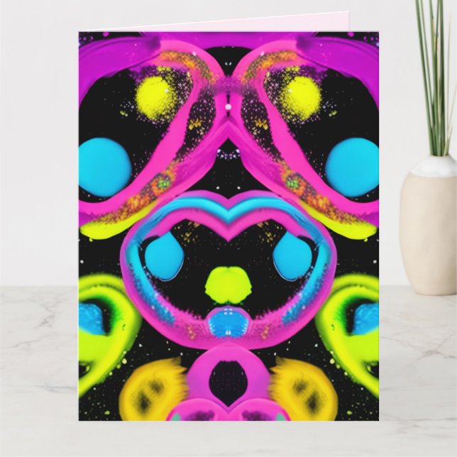 shiny Abstract art Kort (Framsida)