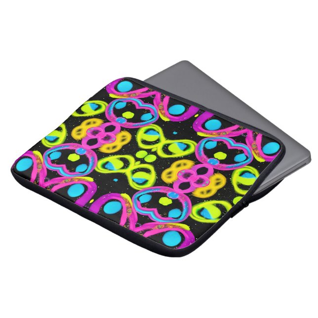 shiny Abstract art Laptop Fodral (Framsida topp)