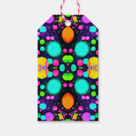 shiny Abstract art Presentetikett