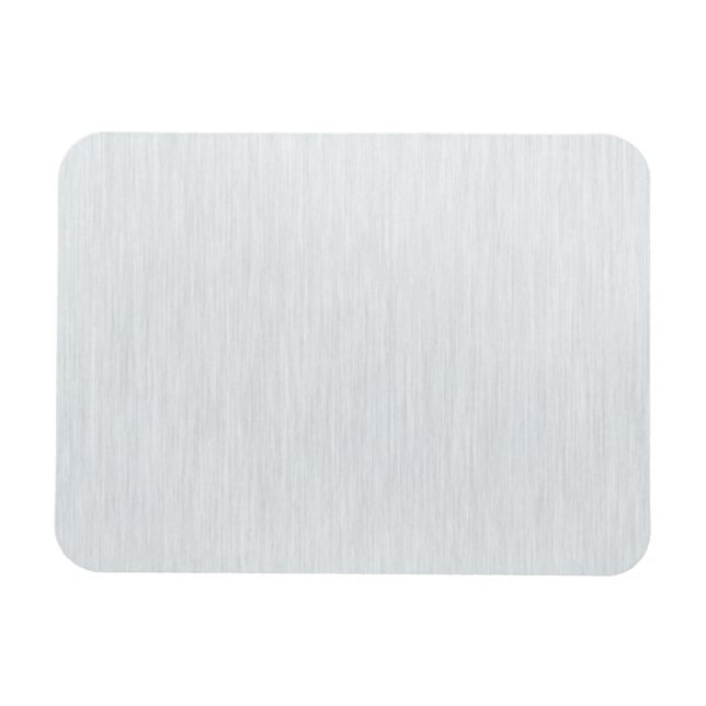 Shiny Aluminium Magnet (Horisontell)