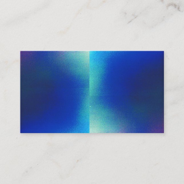 Shiny Blue-Affärskort Visitkort (Framsida)