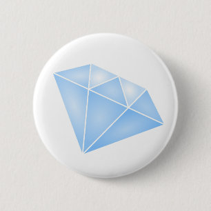Shiny Blue Diamond Carat Knapp