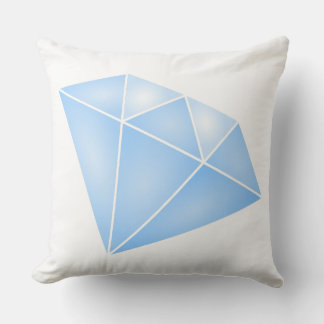 Shiny Blue Diamond Carat Kudde