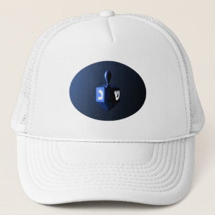 Shiny Blue Dreidel Truckerkeps