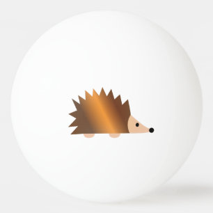 Shiny Brown Hedgehog Pingisboll