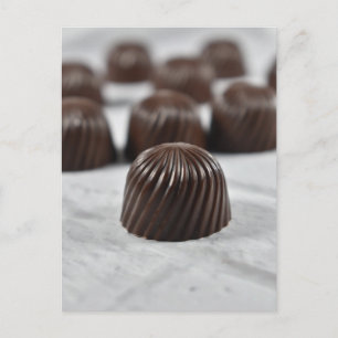 Shiny Chocolate Bon Bon Candy Vykort