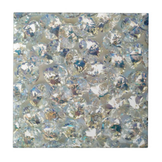 Shiny Crystals Ceramic Tile Trivet Kakelplatta
