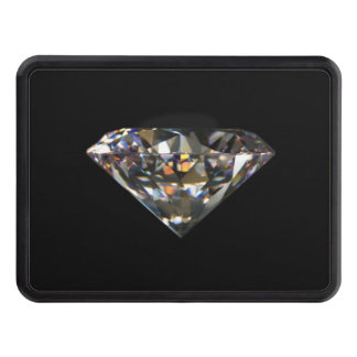 Shiny Diamond Carat Gems Jewel Black Background Dragkroksskydd