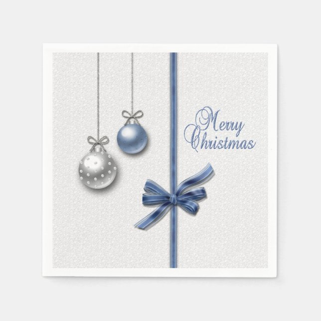 Shiny Elegant jul Bollar Pappersservett (Framsidan)