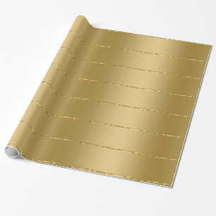 Shiny faux guld rand mönster presentpapper
