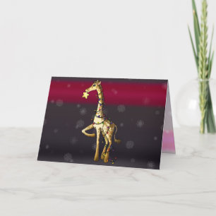 Shiny Giraffe Helgkort