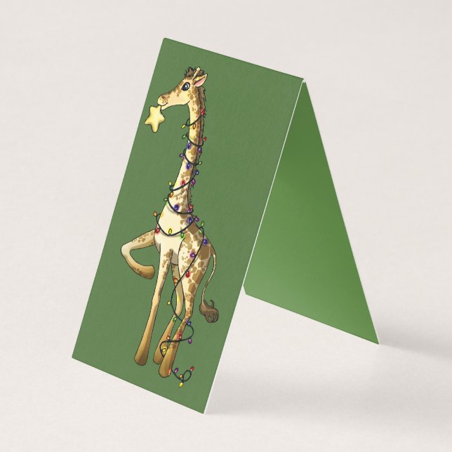 Shiny Giraffe Kort (Baksida)