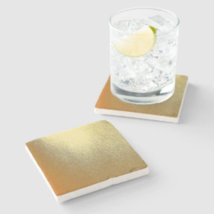 Shiny Guld Art Underlägg Sten