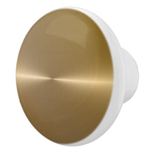 Shiny Guld Faux Stainless Steel Knopp