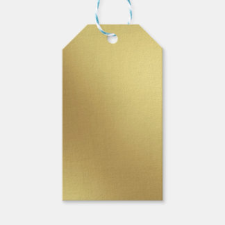 SHINY GULD LINEN LOOK STRUKTUR PRESENTETIKETT