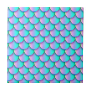 Shiny holoGraph sjöjungfru svan Kakelplatta