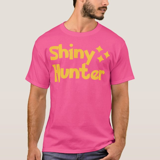 Shiny Hunter Funny for Gamers Poke Monster Go Fest T Shirt (Framsida)