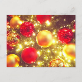 Shiny jul-klustret Boll Delight Vykort