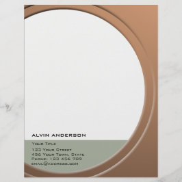 Shiny Metallic-Anpassade, text och Färg Brevhuvud