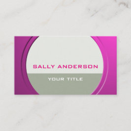 Shiny Metallic-Anpassade, text och Färg Visitkort