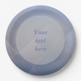 Shiny Modern checkad Metall Blue valfri text