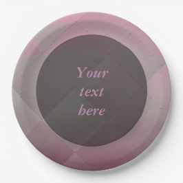 Shiny Modern Checkated Metall Rosa any Text