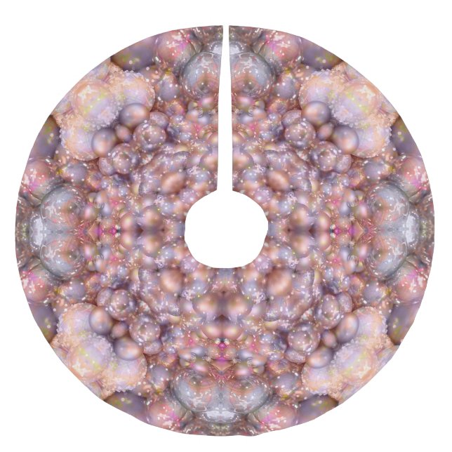 Shiny Ornaments Julgransmatta Borstad Polyester (Framsidan)