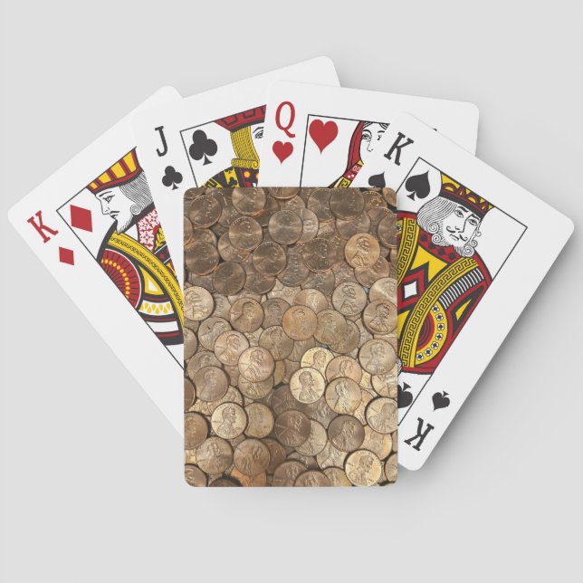 Shiny Pennies eller Cents Casinokort (Baksidan)