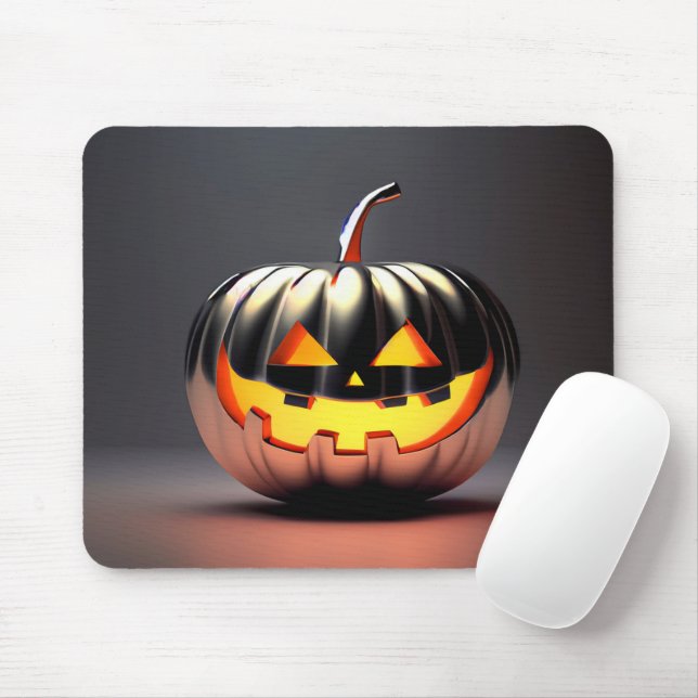 Shiny Pumpkin Halloween Musmatta (Med mus)