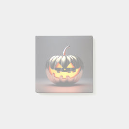 Shiny Pumpkin Halloween Post-it Block