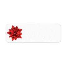 Shiny Red Bow