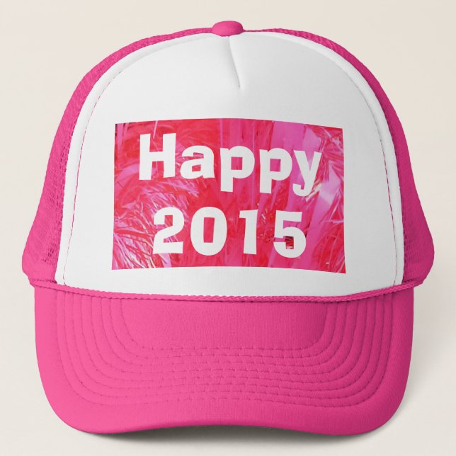 Shiny Rosa Julgran Keps (Framsida)