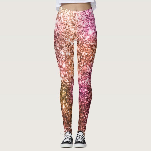 Shiny Rosa Leggings (These leggings won't lose their shape so get comfy and look cool with your own unique pair.)